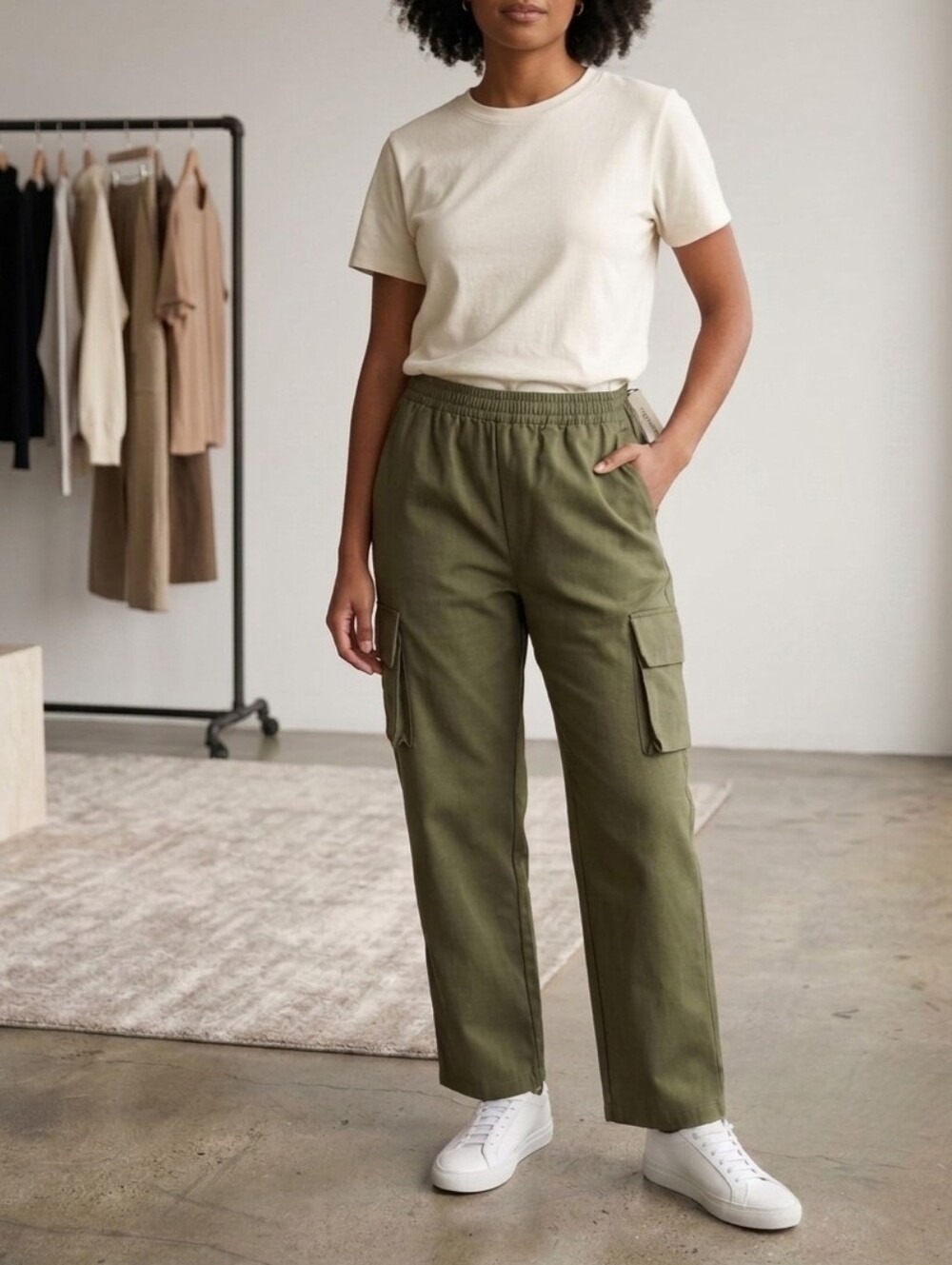 NWOT Olive Green Women's Cargo Pants